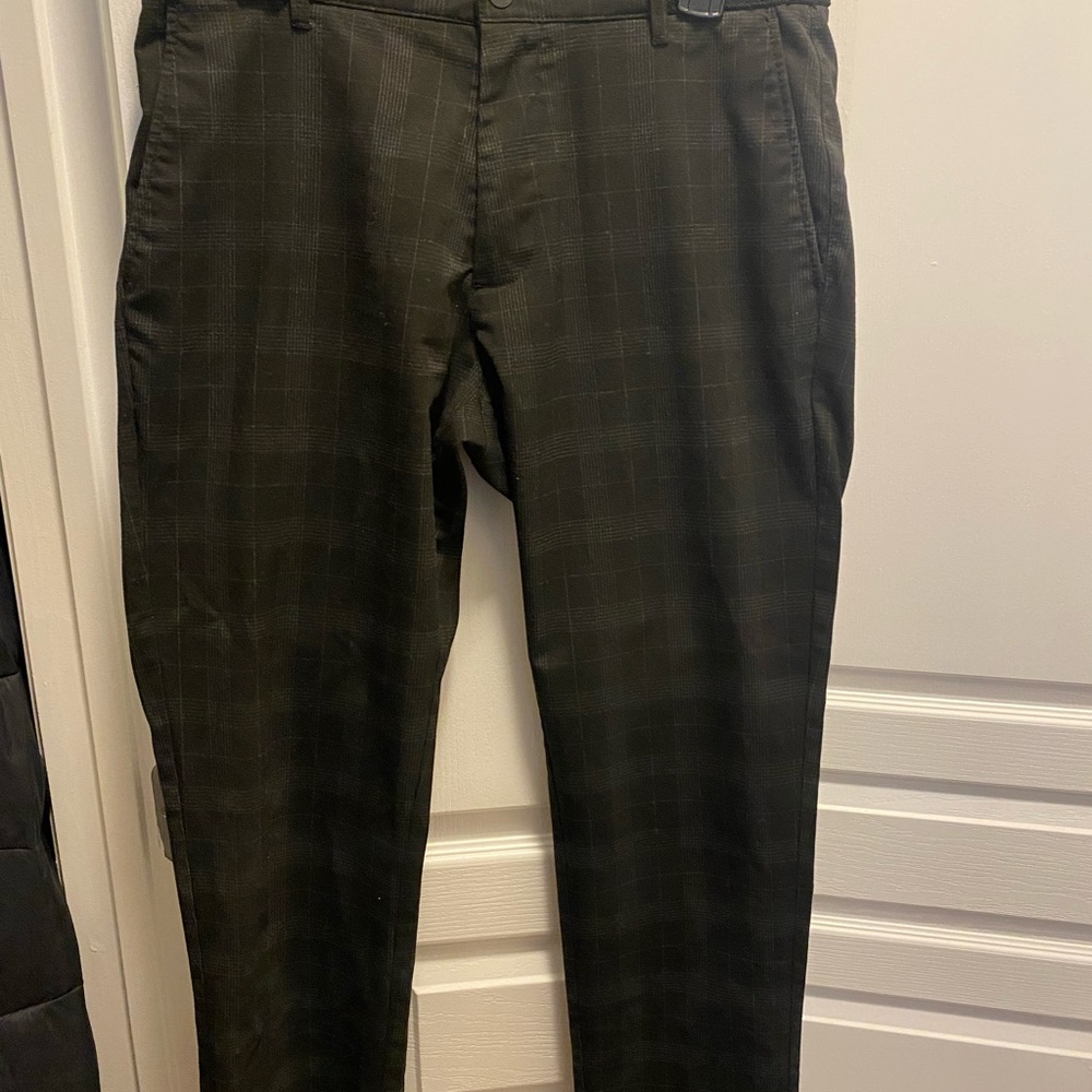 Zara Black Tapered Dress Pants Straight Leg